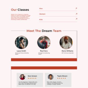Gym Landing Page