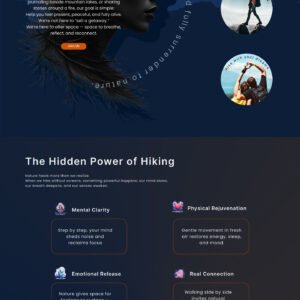Hiking Landing Page